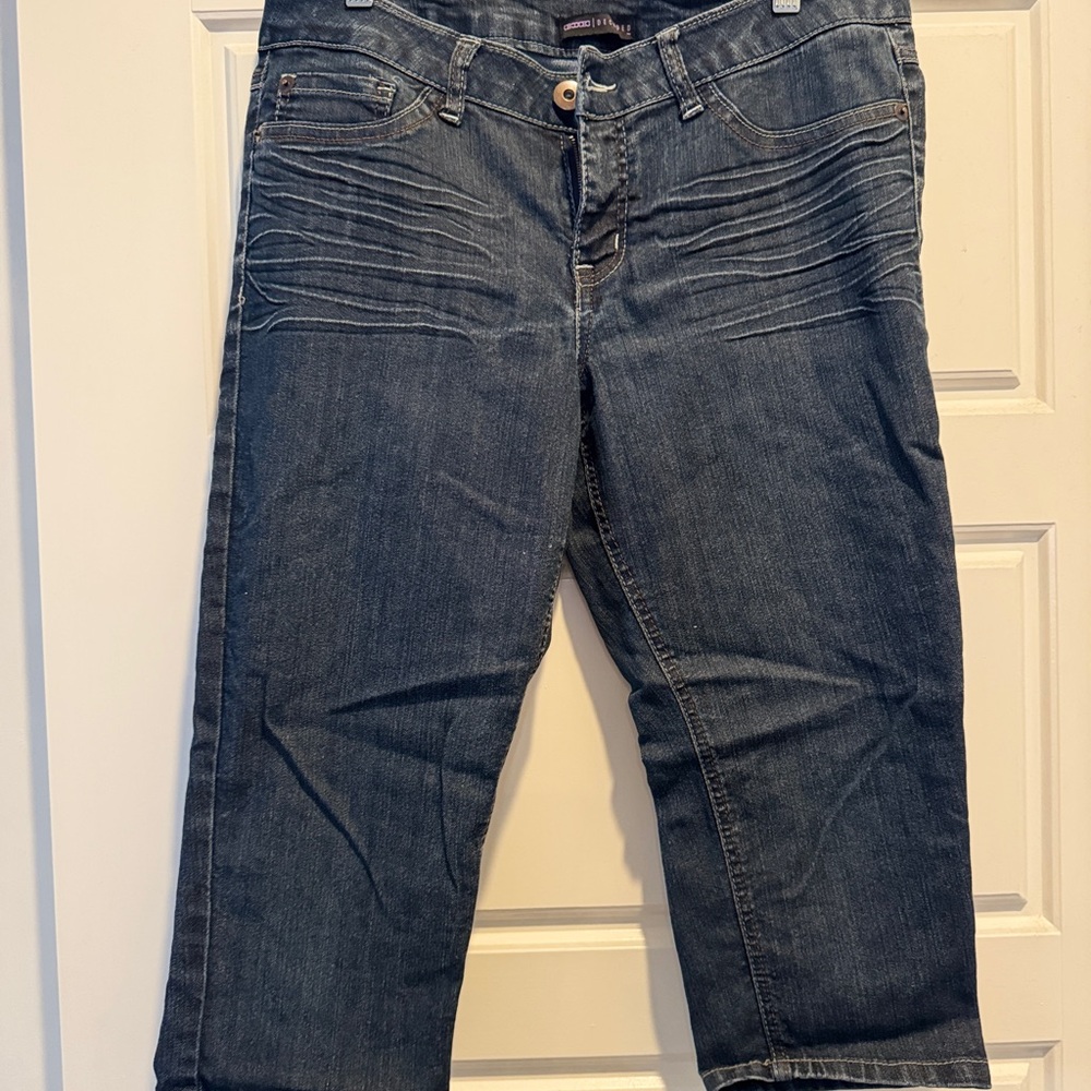 Dark Blue Women's Jean capris